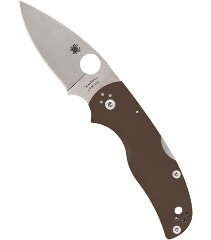 Spyderco Lil' Native Mid Back Lock Folding Pocket Knife with 2.4