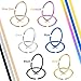 Nose Hoop Rings,18-20G 12PCS Stainless Steel Body Jewelry Piercing Nose Ring Hoop,Nose Studs Rings Tragus hoop Earring. (C: 12Pcs (20G 8mm Outer Diameter))