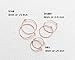 Mini Sterling Silver Hoops 8mm 24 Gauge