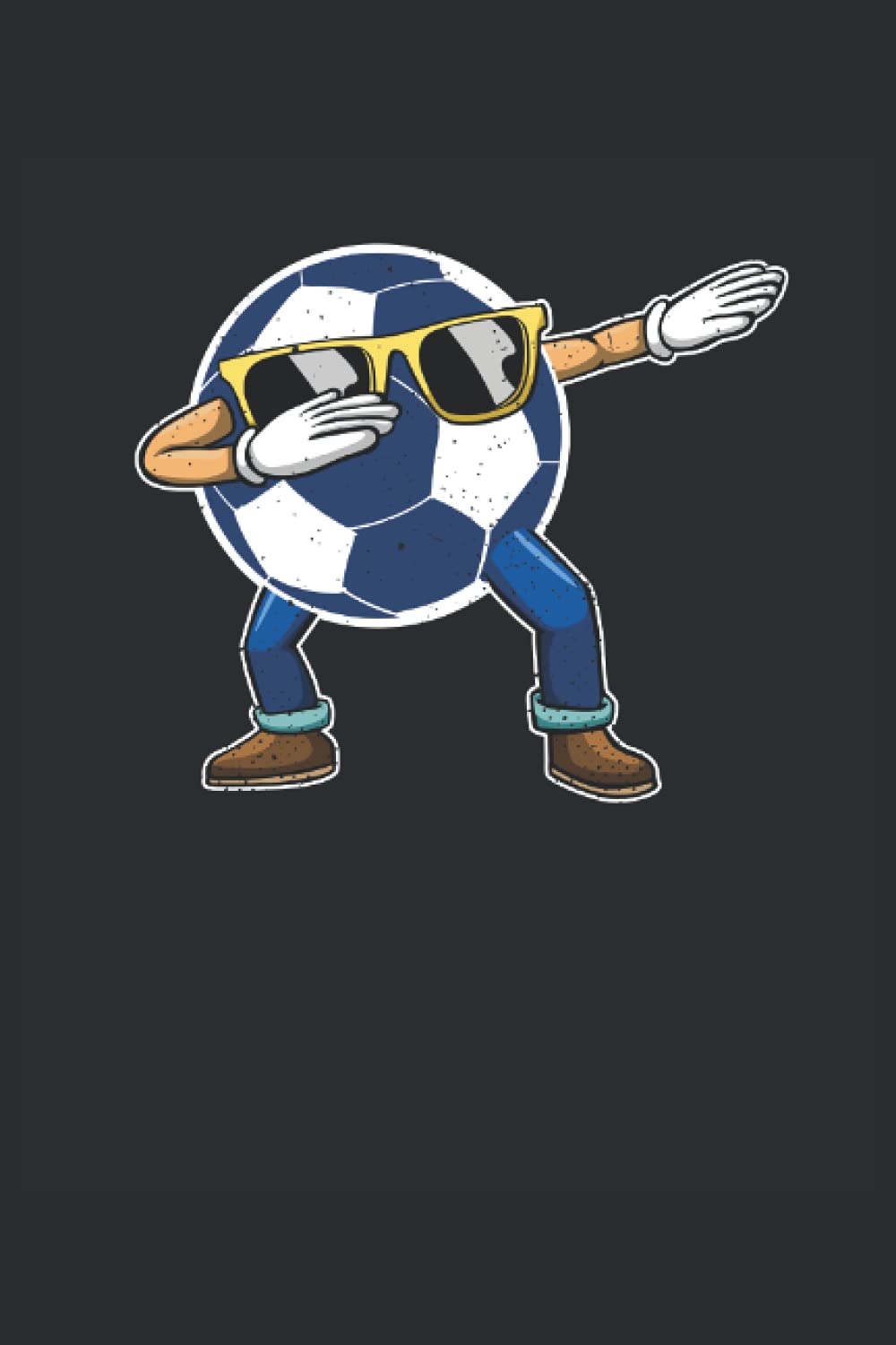 Funny Dabbing Soccer Ball Gift for Soccer Player Kid Bday: Lined Notebook Journal To Do Exercise Book Or Diary (6" x 9"inch) with 120 pages