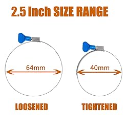 ISPINNER 4pcs 2.5 Inch Key-Type 304 Stainless Steel