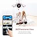 HD 1080P Wireless IP Camera, WiFi Home Security Surveillance IP Camera with 3D Navigation Panorama for Elder/Pet/Office/Baby Monitor, Nanny Cam with PTZ Two Way Audio Motion Detection Night Vision