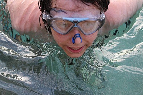 Forestfish Silicone Swimming Nose Clip for Adults,Kids or swim Beginner Beige