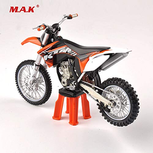 Diecasts & Toy Vehicles - Toys for Boys 1/12 Fast Furious Black Orange KTM 350SX-F Racing Motorcycle diecast autobike Motorbike Kids Model Toys for Gifts - by SINAM - 1 PCs