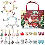 Christmas Advent Calendar Bracelet Girls 24 Days