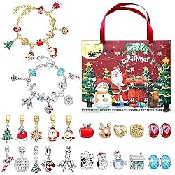 Christmas Advent Calendar Bracelet Girls 24 Days