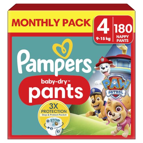 Pampers Baby-Dry Paw Patrol Nappy Pants Size 4