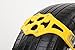 Sanku 2018 Upgraded Snow Tire Chains,Fits for Most Car/SUV/Truck-Set of 8 (Yellow)