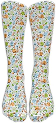 Cute Snails Pattern Unisex 100% Brand New Highly Elastic Comfortable Knee High Socks Knee Length Socks Tube Socks