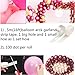 Captank Pink Pastel Garland Kit: 106 Red Fuschia Latex Balloons, 16ft Strip Tape, 100 Dot Glue, Ribbon for Kids Adult Birthdays Weddings Party
