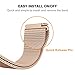 QusFy Metal Band Compatible with Samsung Galaxy Watch 3 41mm / Galaxy Watch Active 40mm / Active 2 44mm / Galaxy Watch 42mm, 20mm Stainless Steel Slim Thin Replacement Bands for Women Men