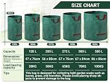 Velway 272L Two Pack Heavy-Duty Garden Waste Bags with Handles view 6