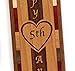 5th Anniversary Engraved Bookmark - Also Available with Personalization - Made in USA