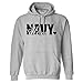 Navy Mom Hooded Sweatshirt