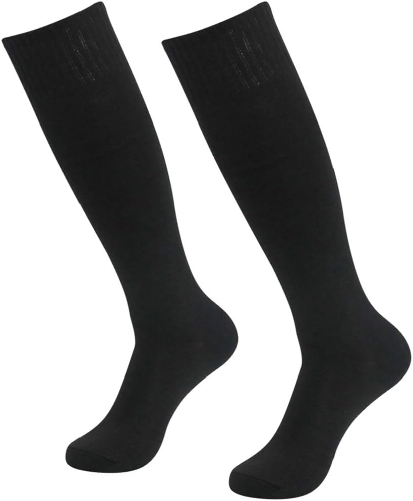 Getspor Soccer Socks, Unisex Team Sports Football Long Tube Knee High Socks 2-12 Pairs