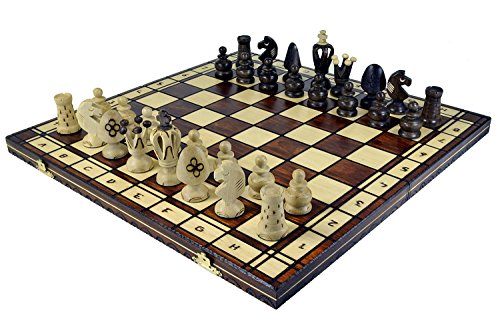 Wegiel Royal 48 European Wooden Handmade International Chess Set