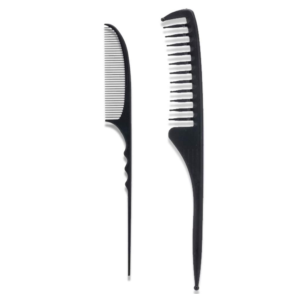Amazon Com 2 Pack Black Carbon Combs Strength Professional Hair