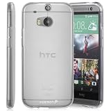 Fosmon DURA-FROST Smooth Durable & Flexible Slim Fit TPU Case Cover for 2014 HTC One (M8) - Retail Packaging (Clear)