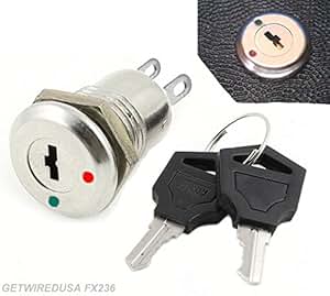 Amazon.com: UNIVERSAL FLUSH MOUNT 12-VOLT DC POWER ON & OFF LOCK 2 KEY