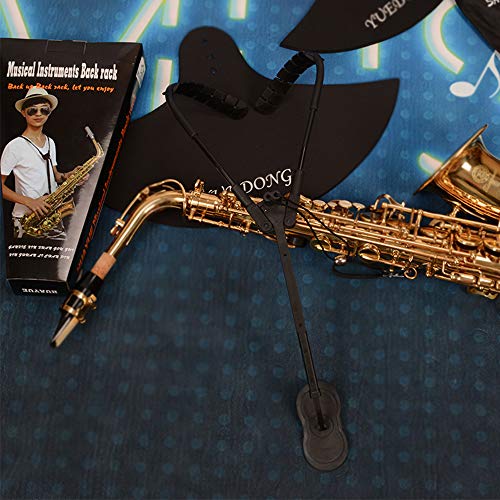 YUSDP 2 PCS Saxophone Strap of Harness, Adjustable Neck Strap, Highly Reduces Neck Pain, Three-Point Support - Adjustable Sizes, for Bass Tenor Alto Saxophone