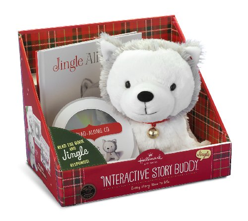 Hallmark Gifts - Jingle the Husky Pup Interactive Storybook and Plush 2.0