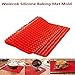 Wolecok Silicone Baking Mat, Set of 2 Cooking Pan Oven Tray Baking Sheet Pastry Mat 16