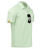 V VALANCH Mens Short Sleeve Golf Shirts Moisture