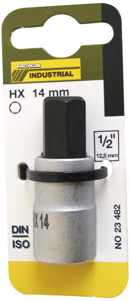 Proxxon 23482 Allen Socket bits 1/2" (12.5 mm), 14 mm