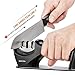 BOOCOSA Kitchen Knife Sharpener – The best 3-Stage Diamond Knife Sharpener Sharpening System Suit for Any Type of Knife, and Ergonomically Designed is Chef’s Choice Knife Sharpener … (Black)