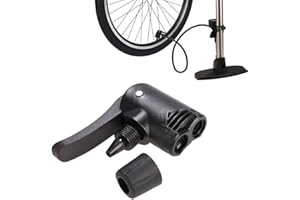 3-in-1 Bike Pump Adapter Valve, Dual Head Air Pump Adapter Valve, Bike Pumps and Accessories