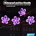 ANNT Christmas Light, String Lights, Outdoor Lights, Indoor Lights, Solar Decorative Lights (Purple)