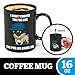 BigMouth Inc Color Changing Pug Mystery Mug, Holds 16oz, Ceramic Cup for Coffee and Tea with Handle, Funny Novelty Cup
