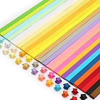 QTFHR 1030 sheets Origami Stars Papers Package DIY Paper - 27 Colors