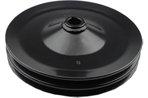 Inline Tube Replacement For (F-9-2) Compatible With 1968-75 W-30 W-31 Power Steering Belt Pump Pulley 2 Groove A/C Cars NOS Code KH