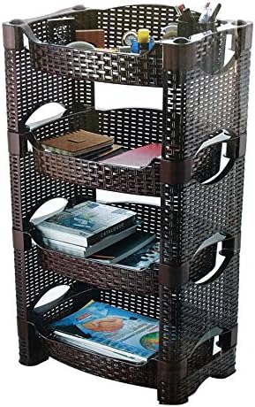 la corsa 4 Tier Plastic Kitchen Storage Organizer, Multicolour