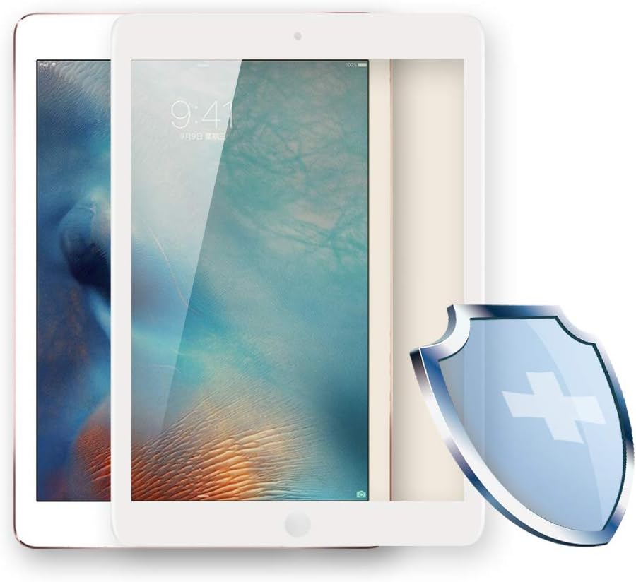 PERFECTSIGHT Screen Protector compatible with iPad Pro 12.9 Inch 2015/2017 model [HD Clear Medical Device] Anti 6 Radiations Blue Light Filter Anti Fingerprint Tempered Glass