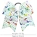 YHXX YLEN 8 Pcs 8 inch Large Colorful Bow Hairpin Girls Bows with Rope Hair Bows