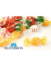 Assorted Candy Bulk Party Mix, Hard Candy individually Wrapped Bulk Candy! 5 Pounds of Peppermint Candy, Cinnamon Candy, Butterscotch Hard Candy, Chocolate Candy, Strawberry Candy, Ginger Candy…