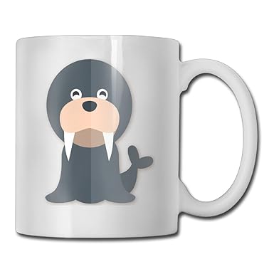 Amazon Co Jp ゾウアザラシ 牙 セイウチ 動物 おしゃれ マグカップ