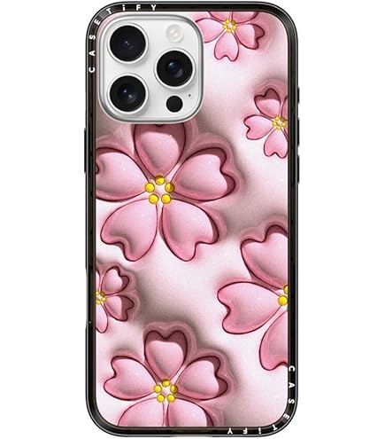 Casetify フラワー iPhone16pro maxケース ラベンダー MagSafe iPhone 16 Pro Max Purple Wildflower Clear Case | 10‑ft