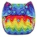 Blueberry One Size Simplex All in One Cloth Diapers, Made in USA (Rainbows)