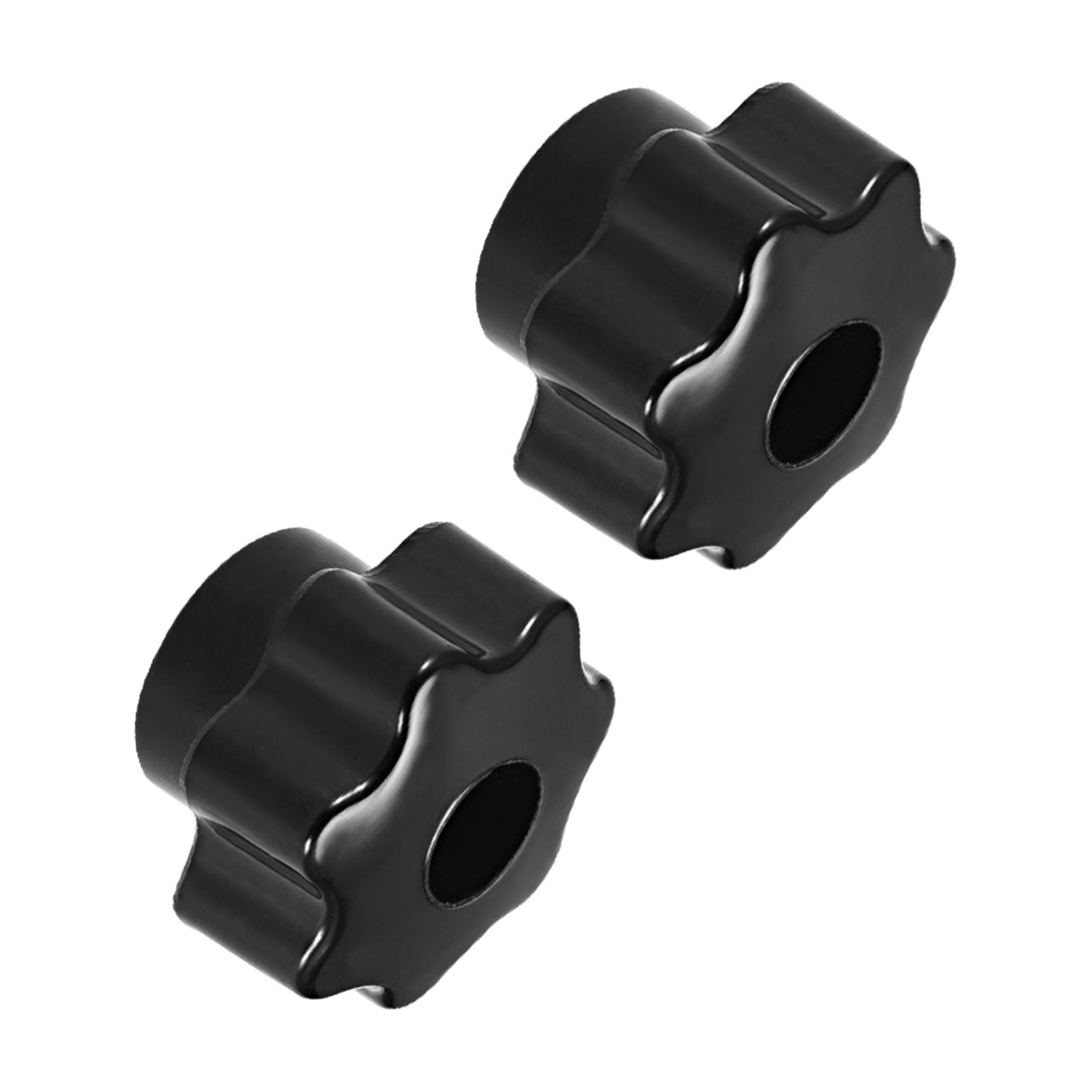 CoCud Star Knob, 31mm Diameter M6, Plastic Head Female Clamping Handle Screw-On Thread Knob Grip - (Applications: for Mechanical Equipment), 2-Pieces