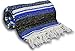 YogaAccessories Traditional Mexican Yoga Blanket - Dark Blue