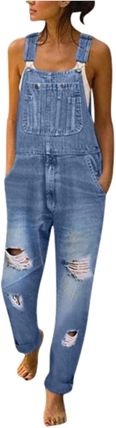 ripped jeans jumpsuit