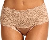 Hanky Panky Women's Silky Skin High Rise Panty Mocha Briefs SM