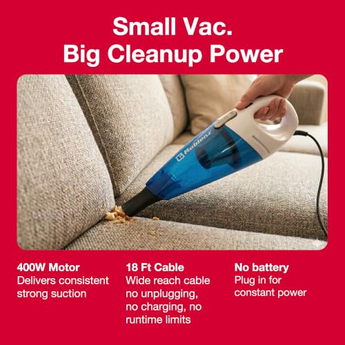 Koblenz HV-120 KG3 Corded Handheld Vacuum Cleaner, 400W Motor photo 9