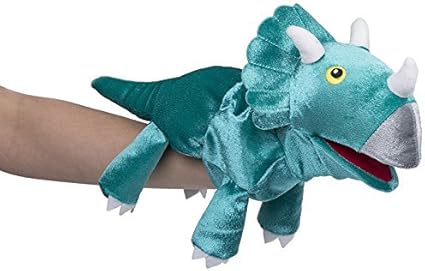 triceratops hand puppet