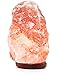 Salt Lamp Imports Natural Pink Himalayan Salt Rock Crystal Lamp 11 to 17 lbs with Wooden Base, Cord, and Bulb