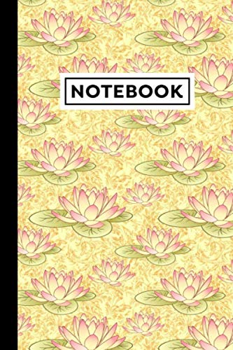 Notebook: Lotus Flowers Journal - Lotus Flowers Themed Gift For Lotus Flowers Lovers - Lotus Flowers Notebook - Size 6" x 9" - 120 Blank Lined Pages With Lotus Flowers Themed Borders