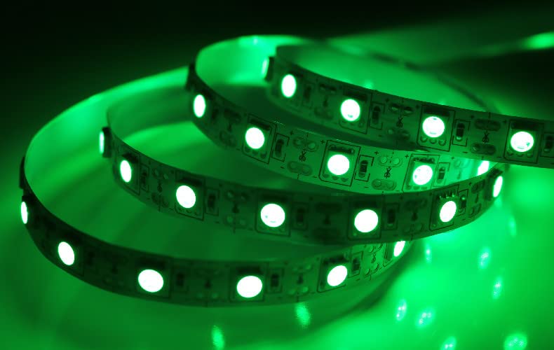 BUYERTIME 2M/6.56ft 120LEDs USB SMD5050 LED Strip Light 5V USB Powered Flexible LED Tape Lights for TV Backlight, Computer, Laptop, Room DIY Decoration (Green)
